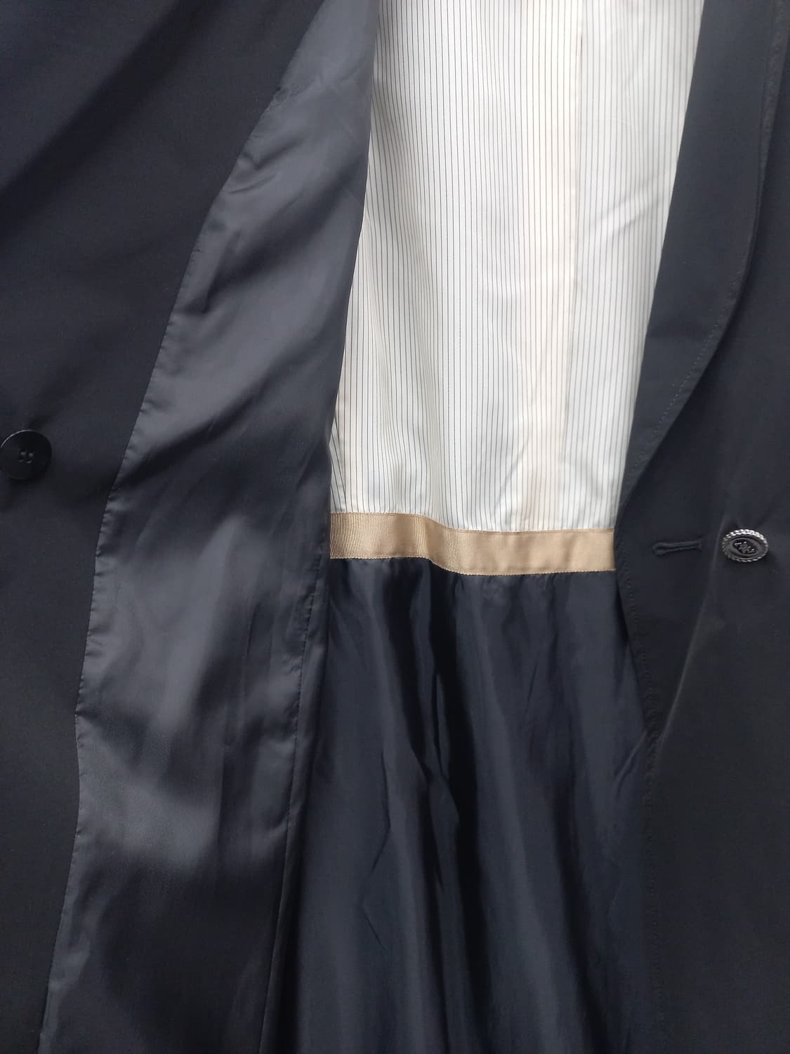 올리비아 로렌 블랙 트렌치 코트 (여 95) 상품이미지5