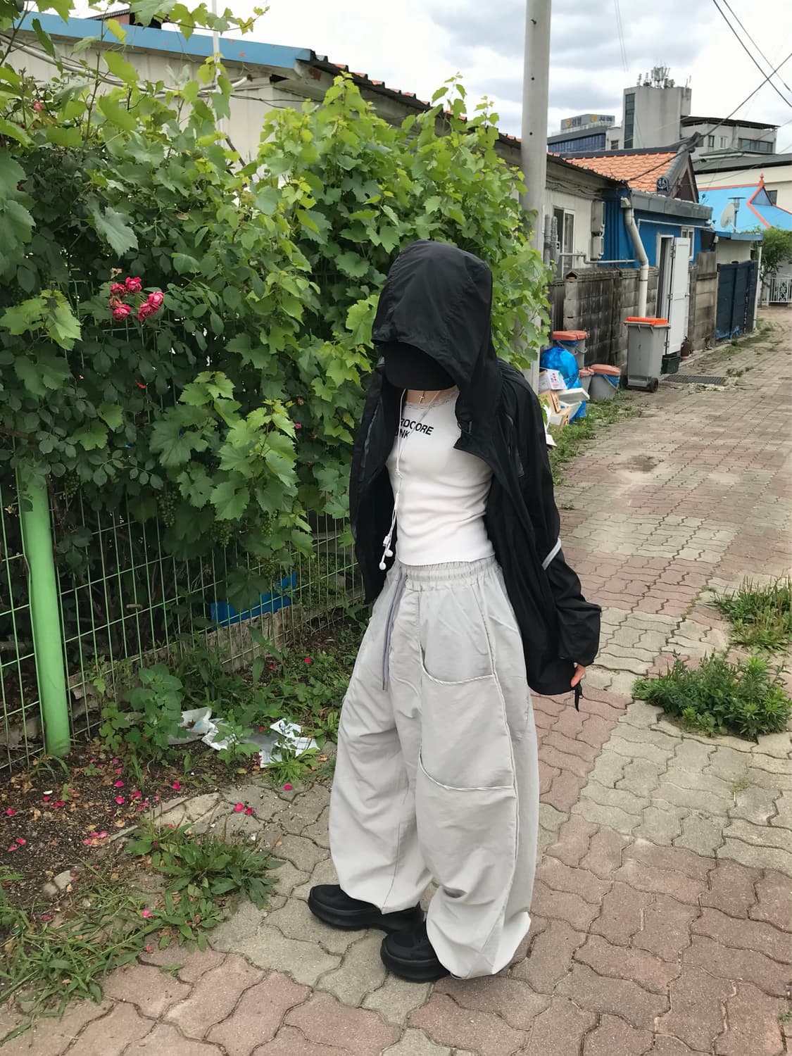 보세 와이드 나일론 팬츠 상품이미지3