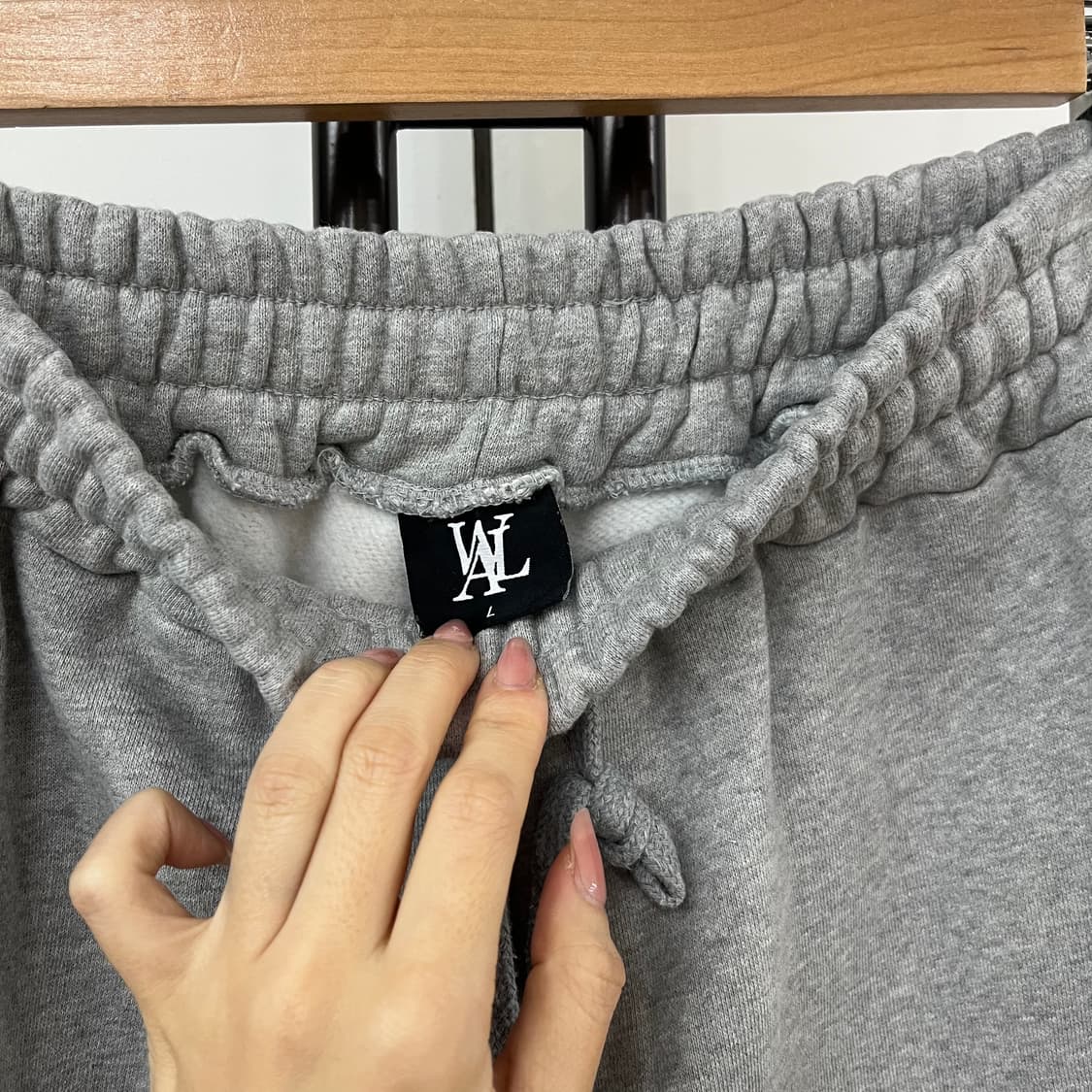 (세트가격) 우알롱 시그니처 벌룬 오버핏 후드 트레이닝 세트 상품이미지8