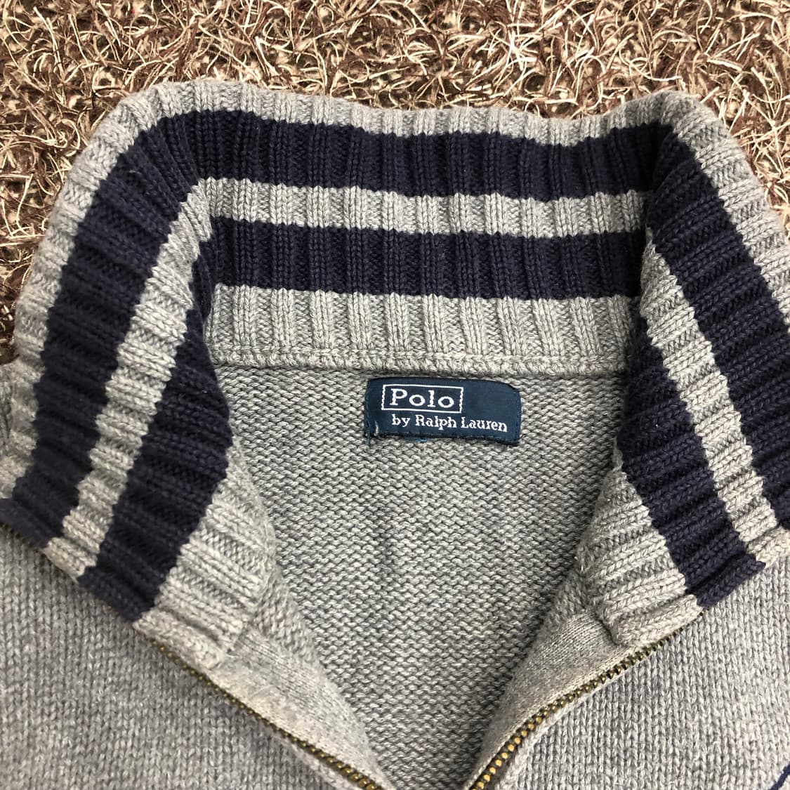 폴로 랄프로렌 빅포니 반집업 니트 상품이미지6