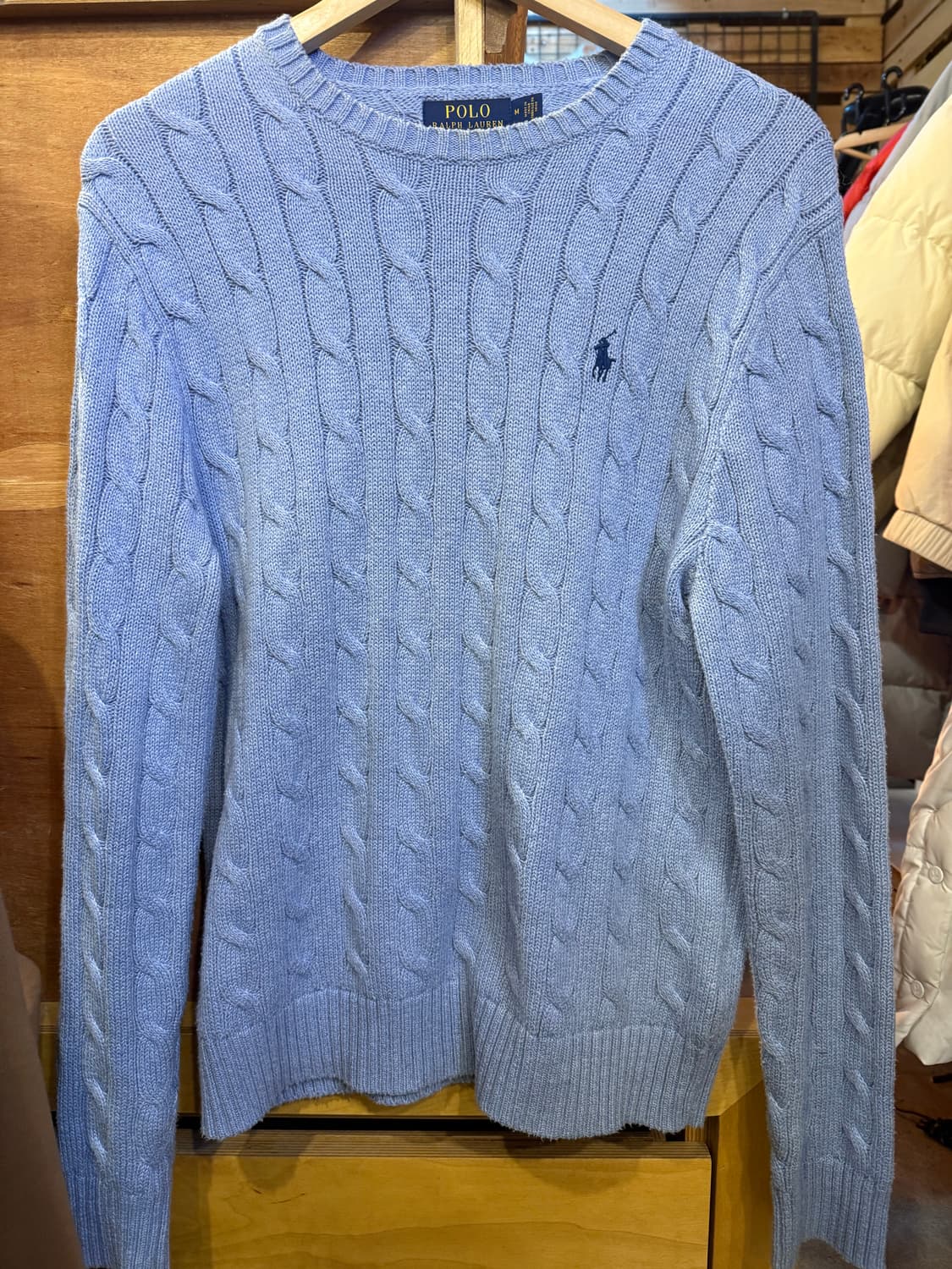 폴로 랄프로렌 네이비포니 소라 니트 상품이미지1