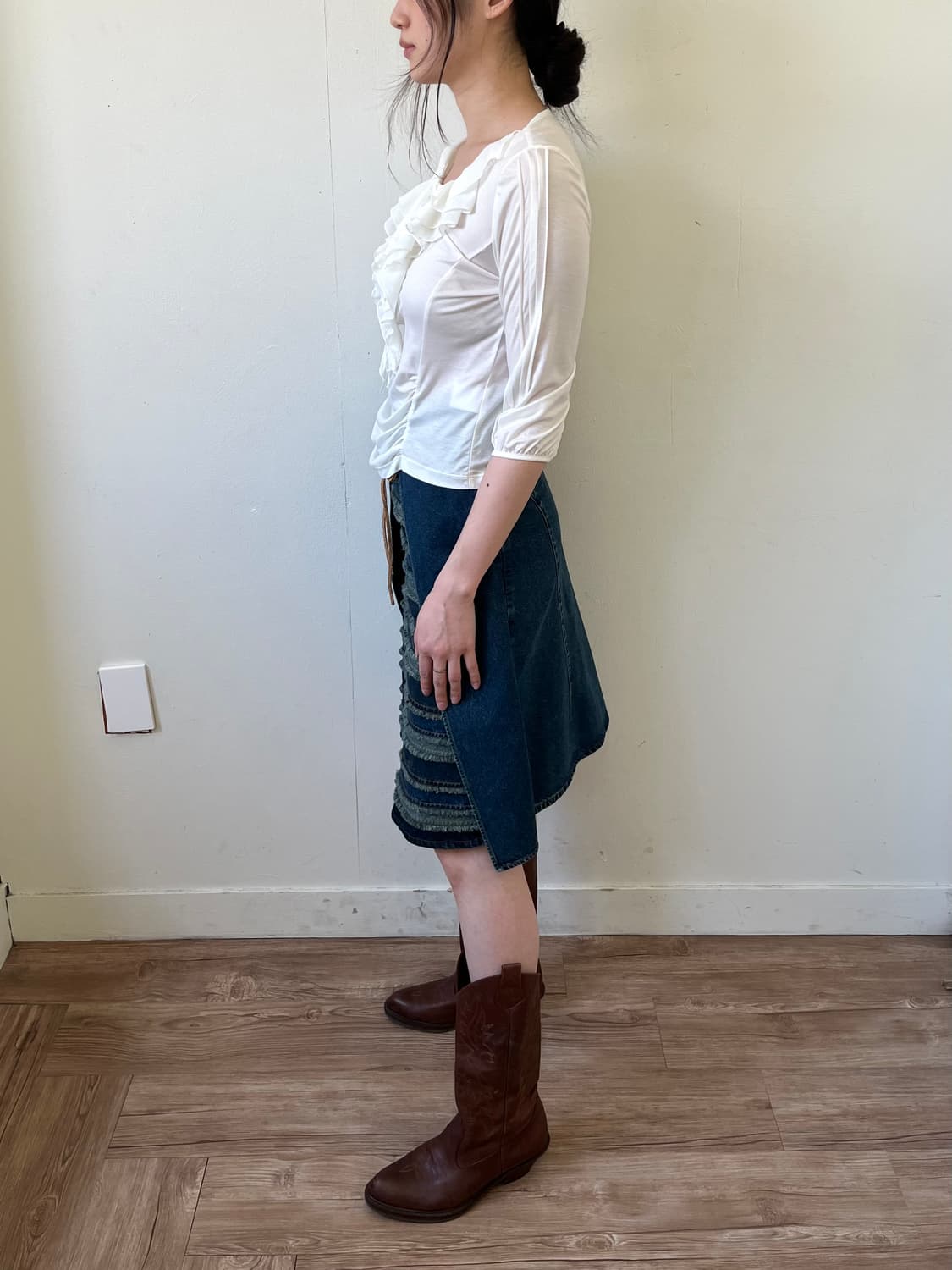 TARGA 허리케인 데님 스커트 상품이미지9