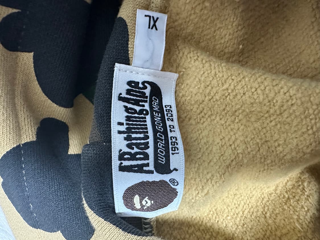 베이크 황계 카모 후드티 XL 상품이미지7