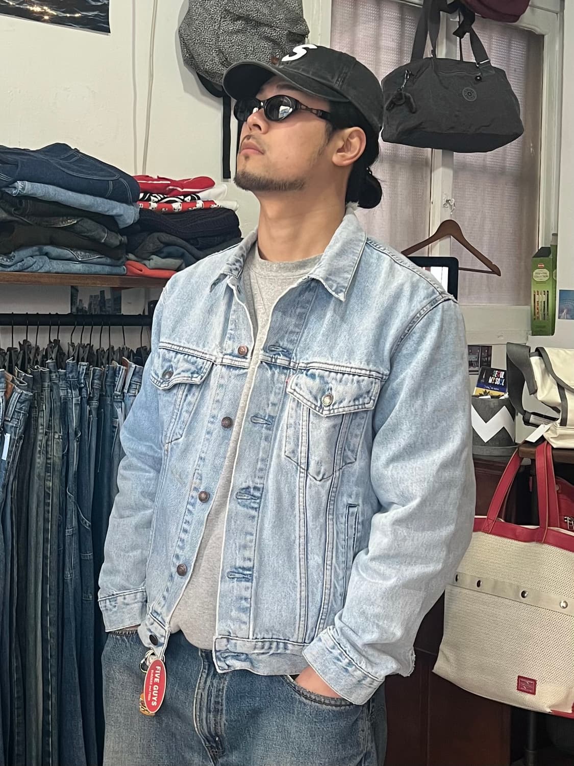 90’s 리바이스 데님 자켓 L MADE IN PORTUGAL 상품이미지1