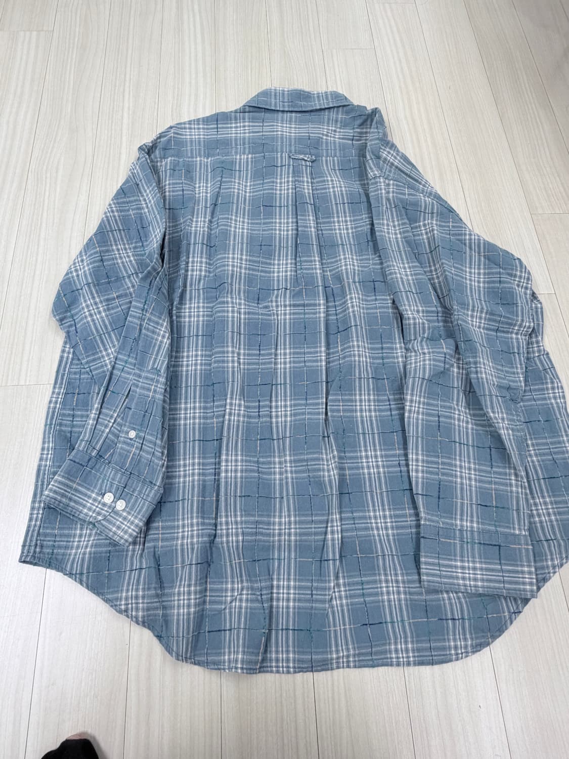 발루트 체크 셔츠 2사이즈 상품이미지4