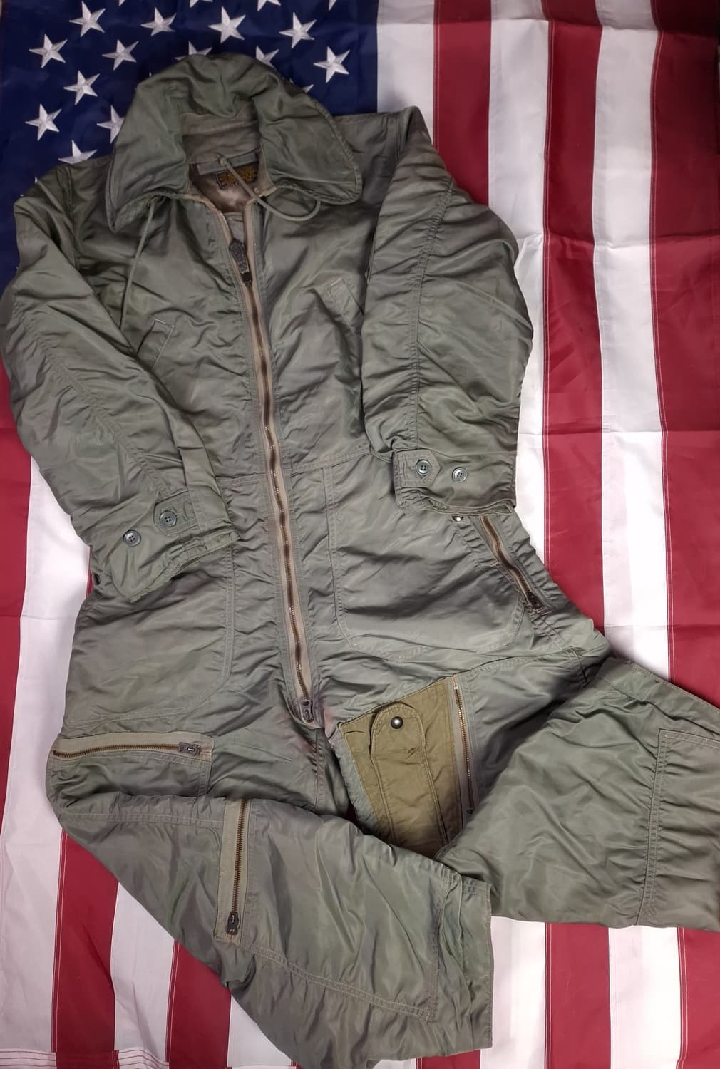 오리지날 50's 미공군 블랙라벨 CWU-1/P 항공 커버올 상품이미지1