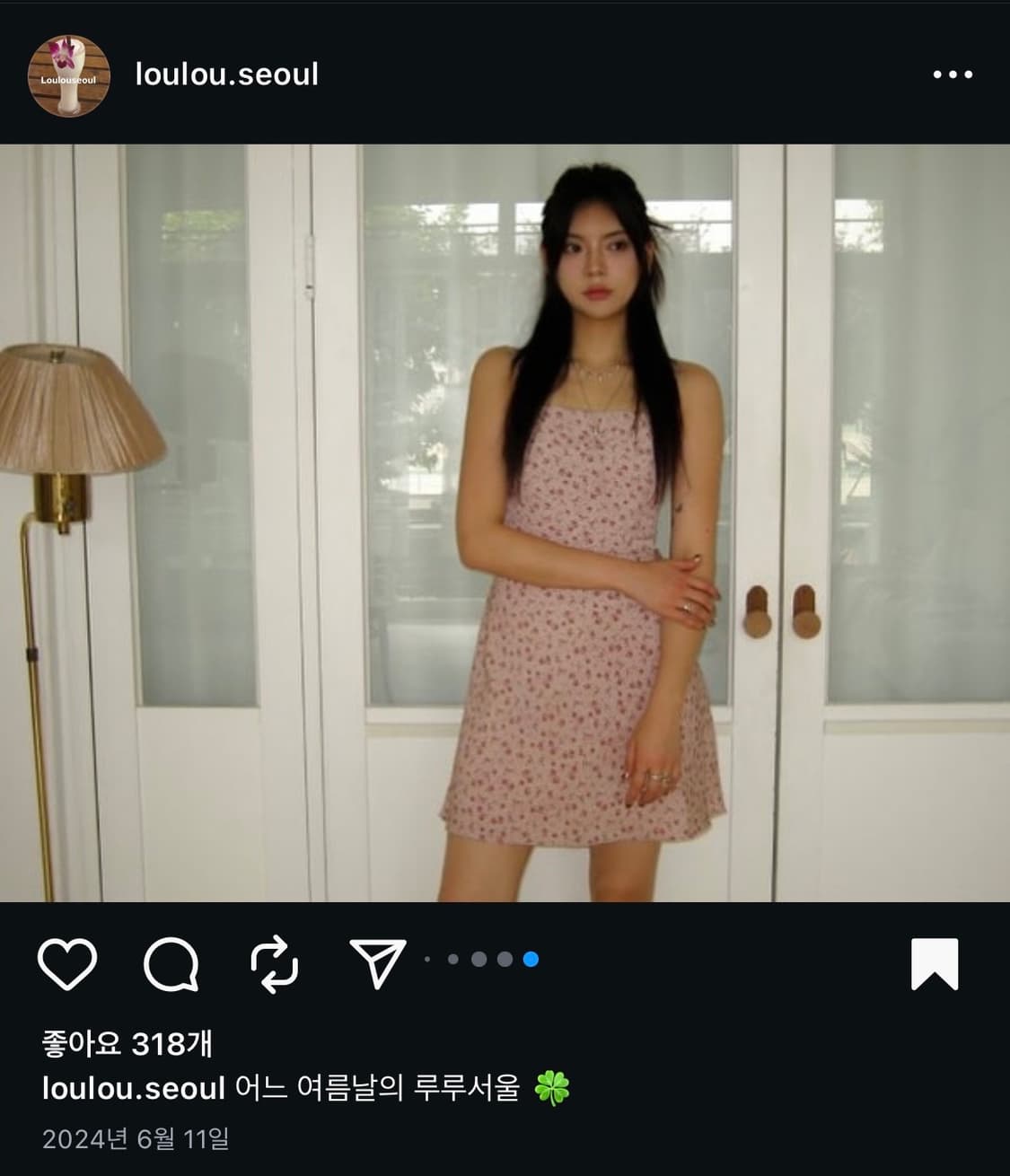 루루서울 필프리티 미니 원피스 Feel Pretty Flower Dres 상품이미지3