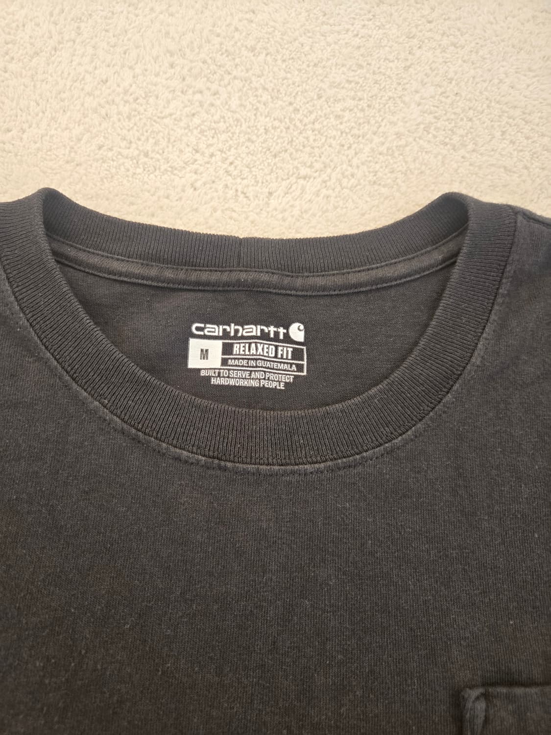 칼하트 포켓 반팔티 블랙 M 상품이미지6