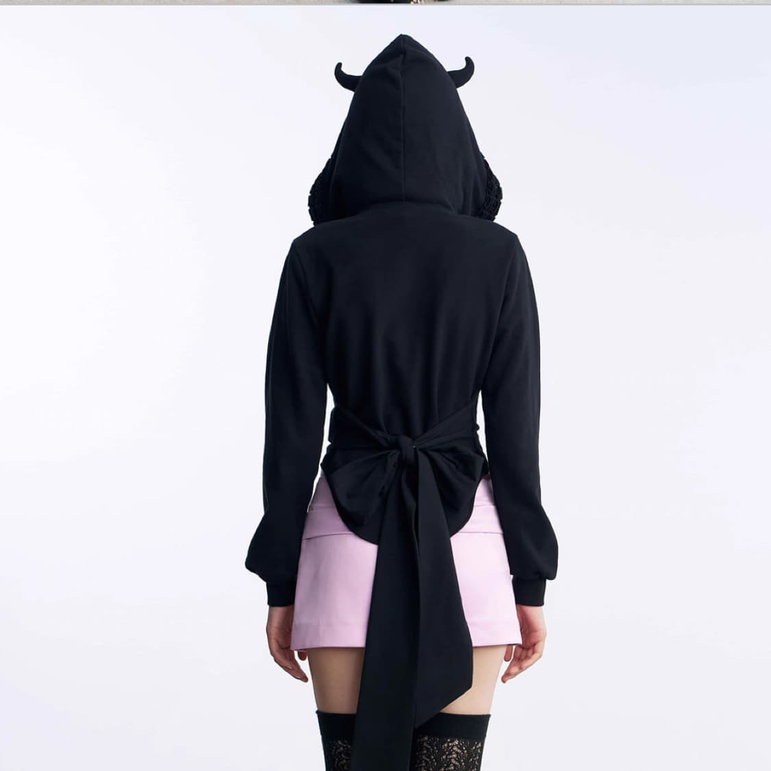 Nodress × Room SERVICE888 데빌후드집업 Msize 상품이미지4