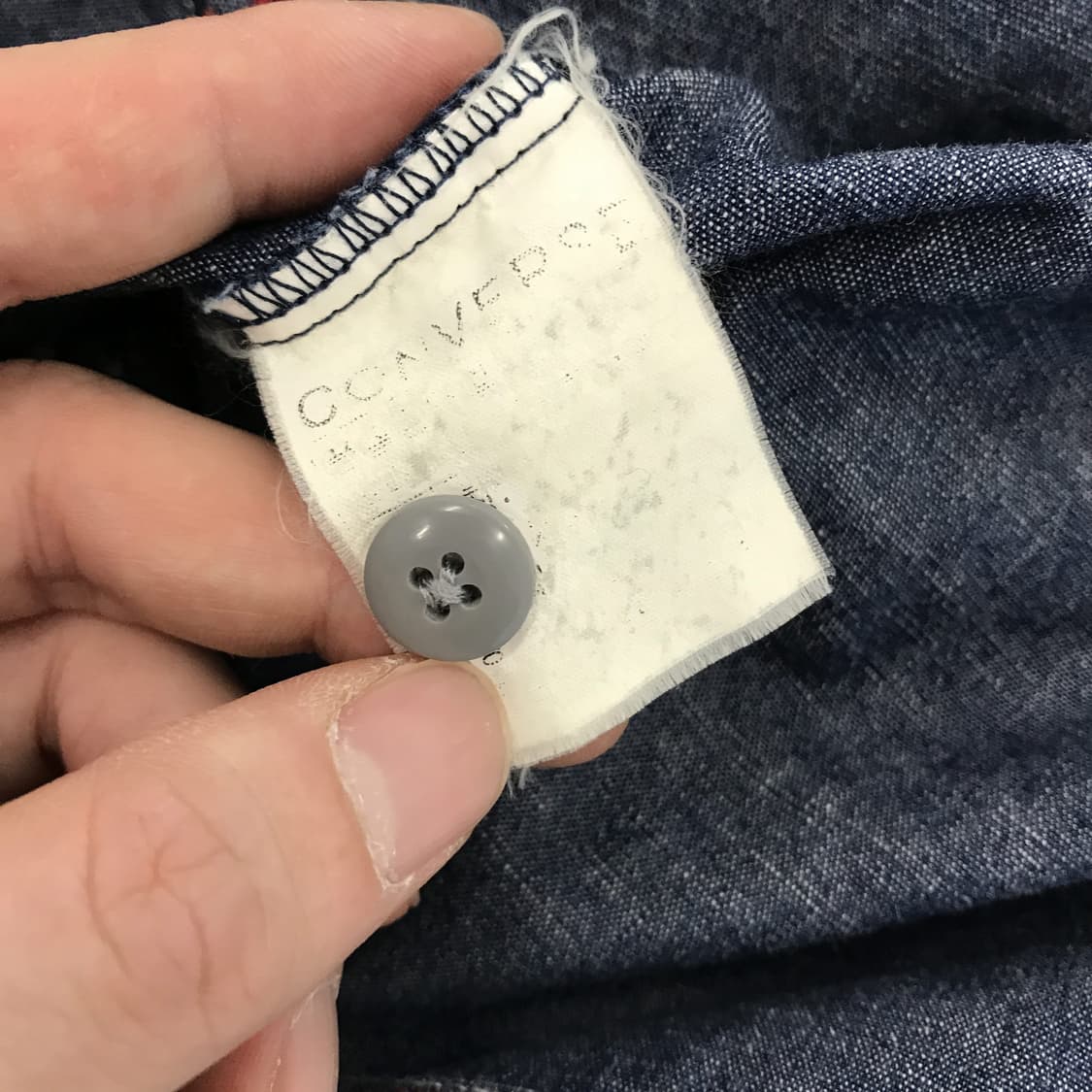 컨버스 빈티지 샴브레이 반팔셔츠 [100] 상품이미지6