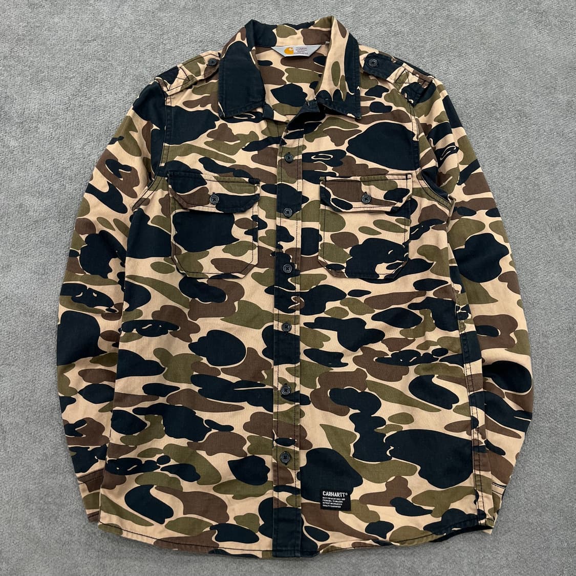 S 칼하트 카모플라쥬 셔츠 상품이미지1