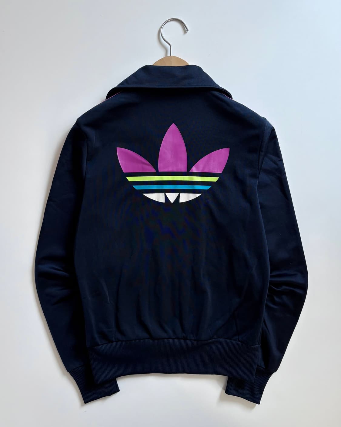 Adidas 아디다스 네이비컬러 파이어버드 멀티컬러 우먼라인 트랙탑 상품이미지6
