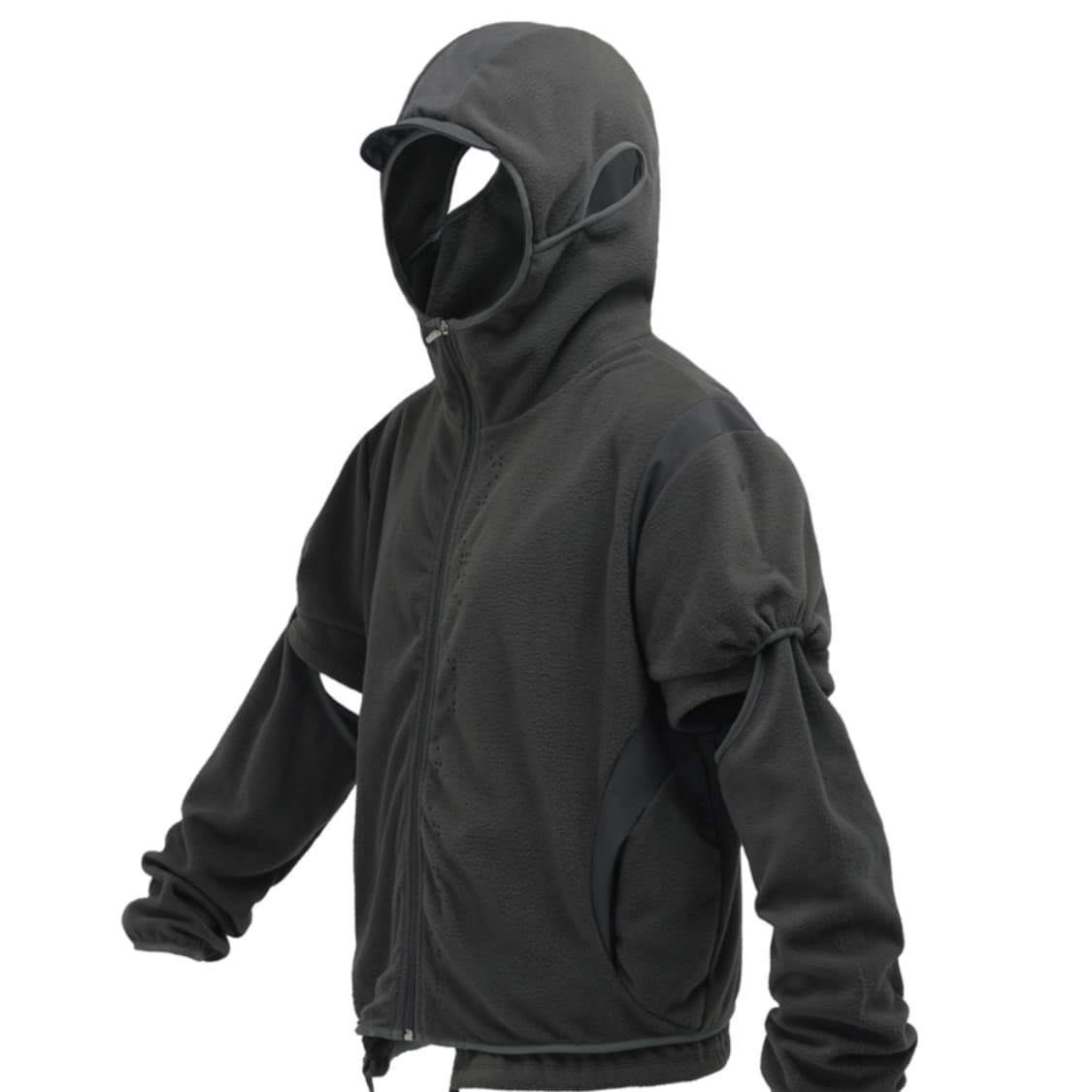 오호스 이어홀 후디 플리스 상품이미지1