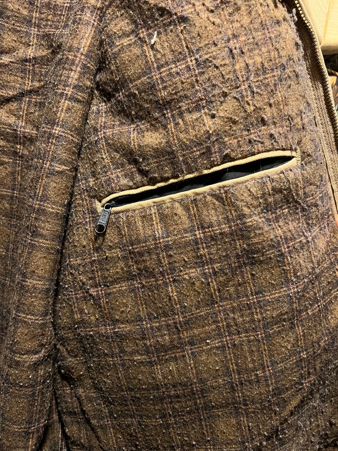 [XL]칼하트 USA Made J97 SDL 디트로이트 브라운 워크 자켓 상품이미지6