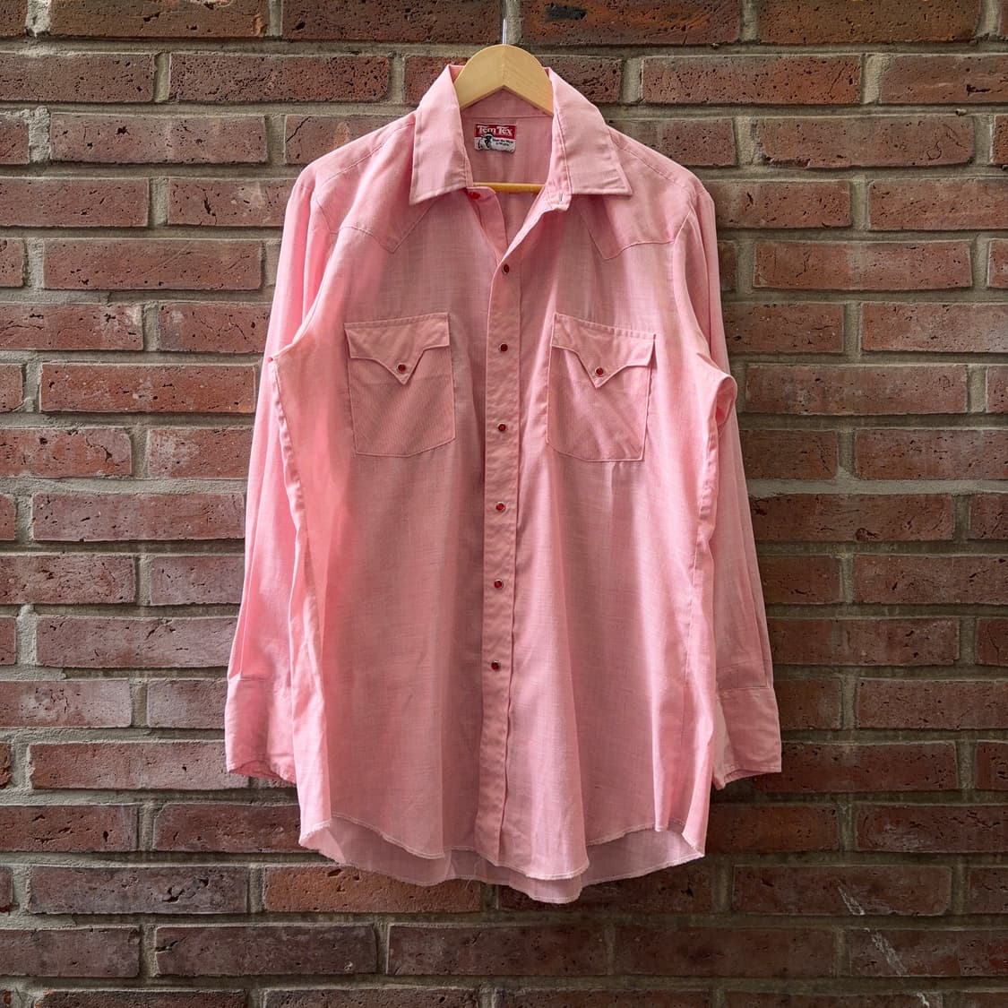 70~80s USA 템텍스 Tem Tex 웨스턴 셔츠 상품이미지1