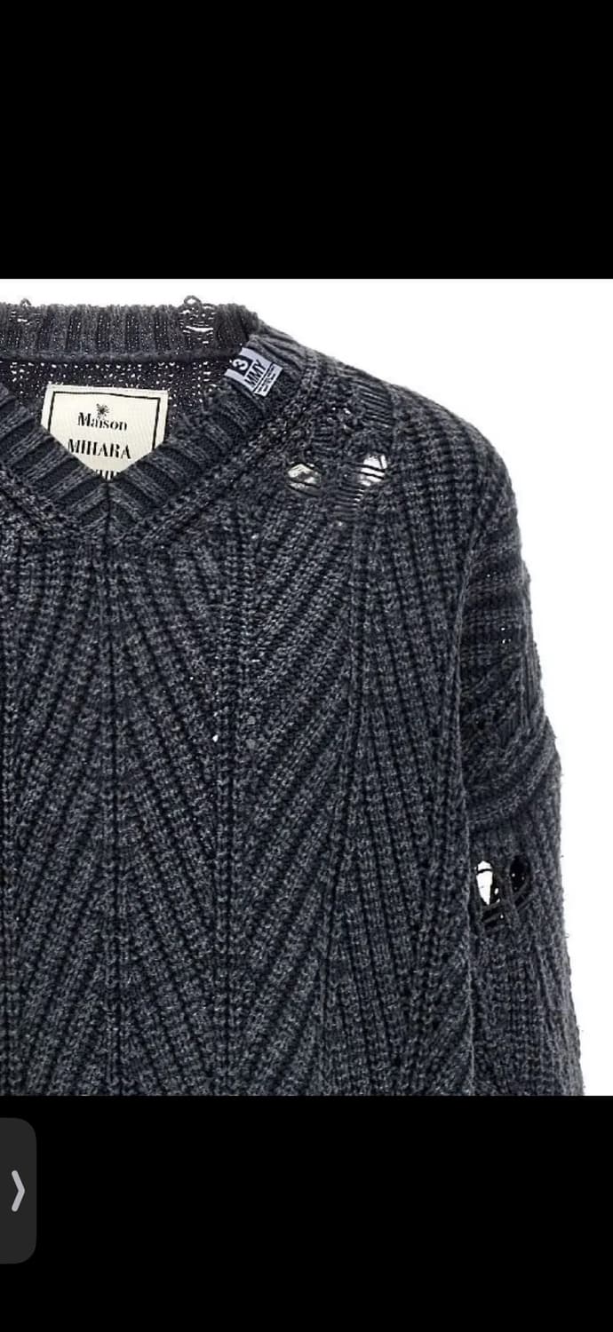 미하라 야스히로 데미지 블리치 니트탑 48 상품이미지6