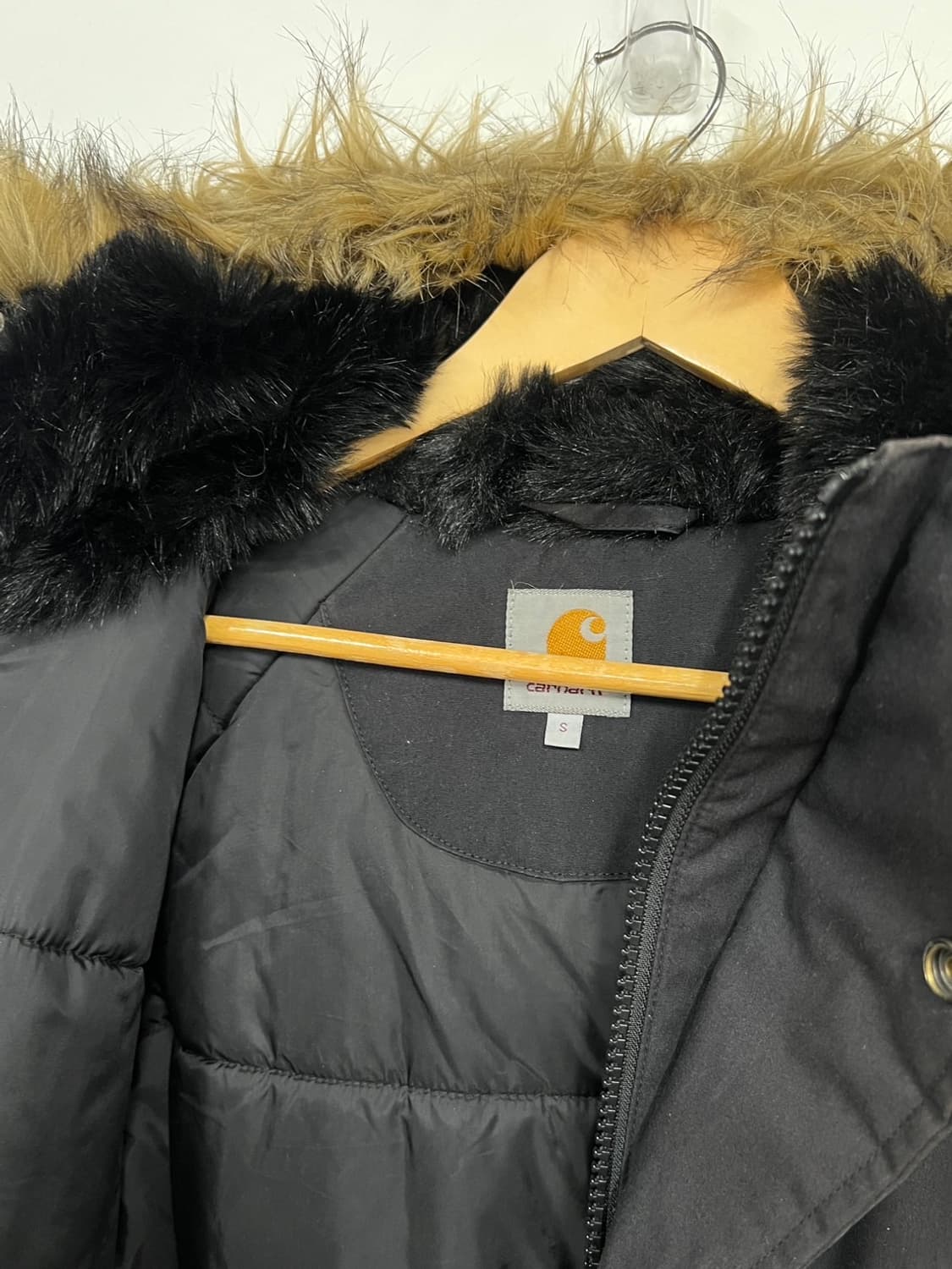 칼하트 트래퍼 후드 퍼 야상 파카 패딩  상품이미지5