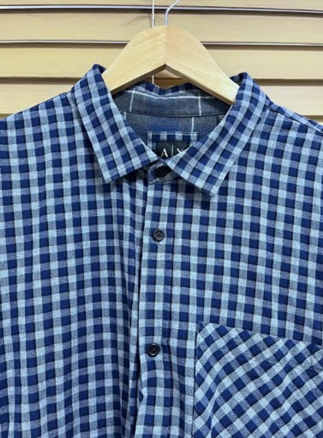 알마니 익스체인지 남성 체크셔츠 XXL사이즈 상품이미지1