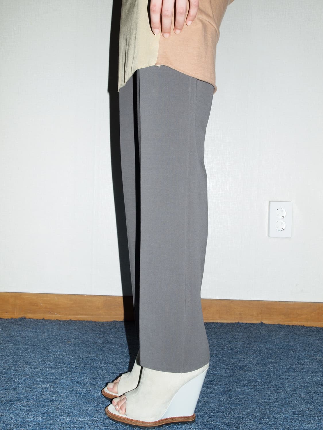 Virgin Wool Slack Pants 상품이미지2