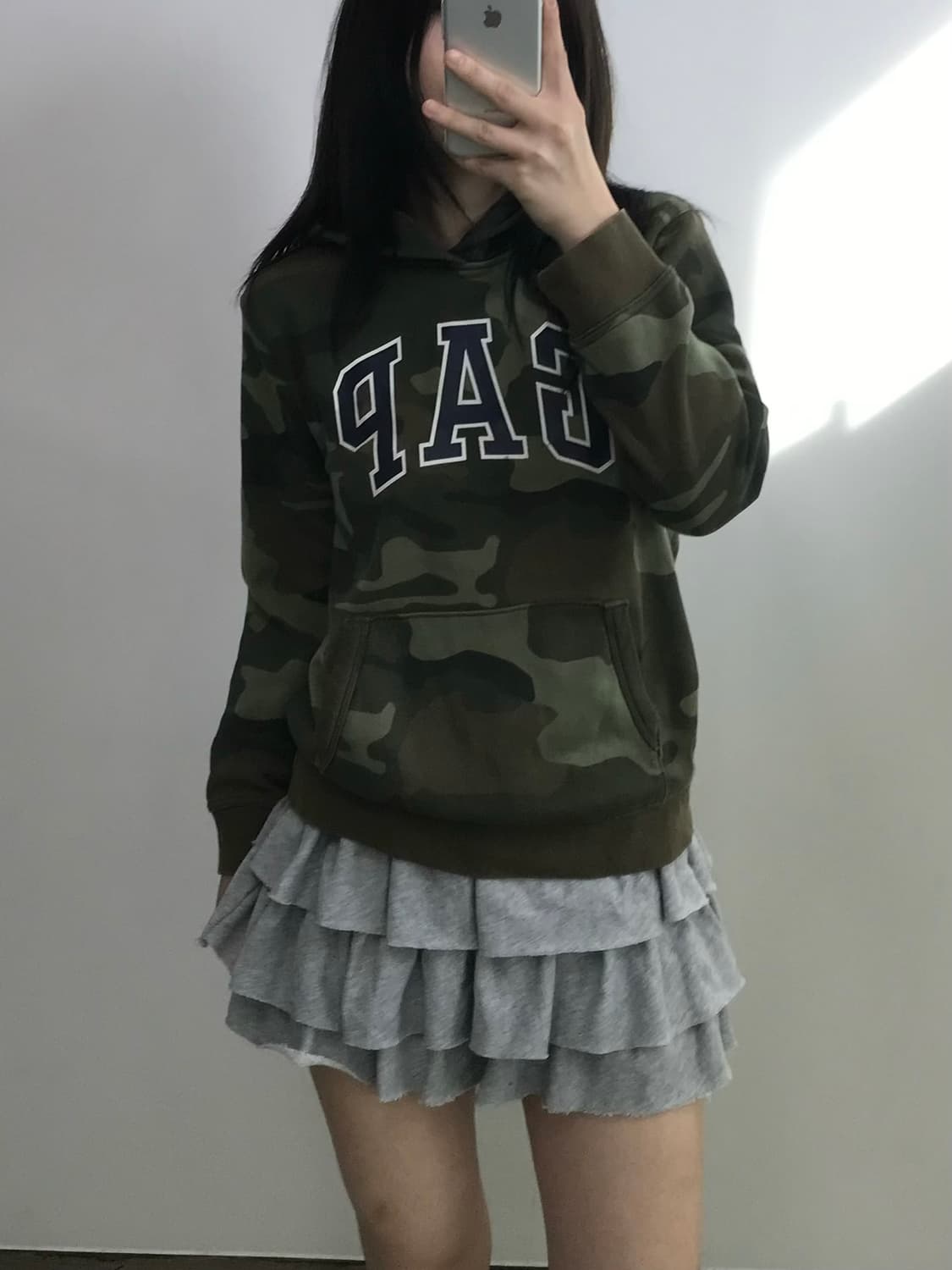 갭 카모 후드티 상품이미지1
