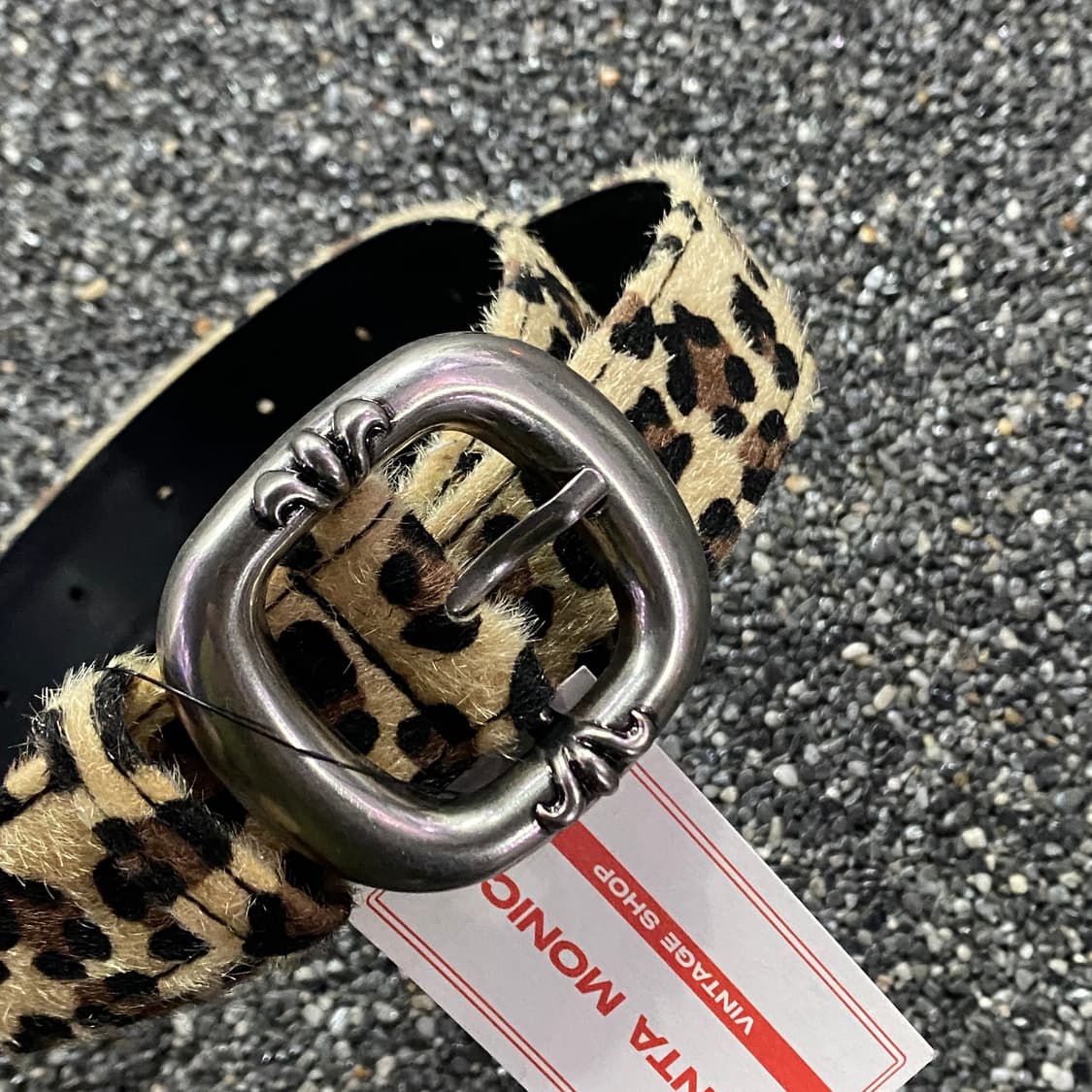 빈티지 y2k 레오파드 벨트 B3751 상품이미지7