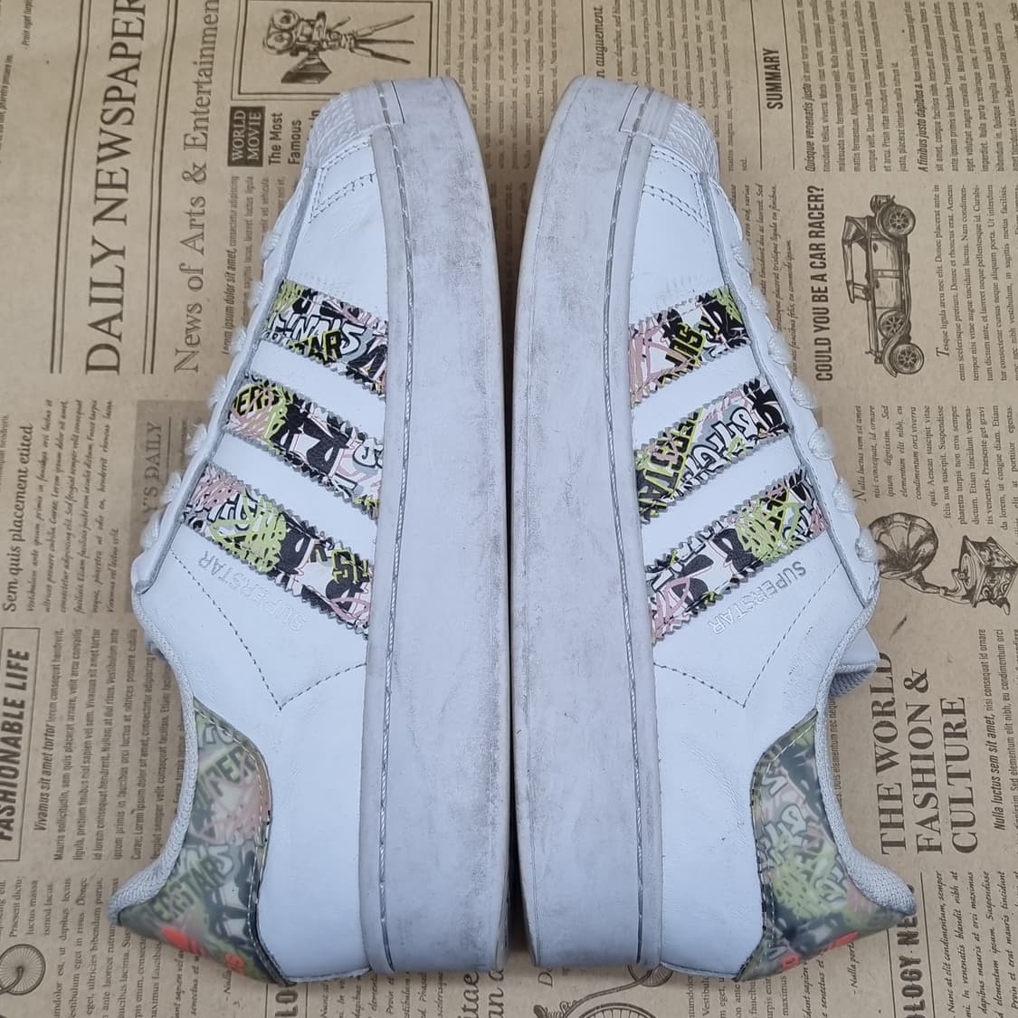 아디다스 슈퍼스타  플랫폼 스니커즈250 상품이미지5