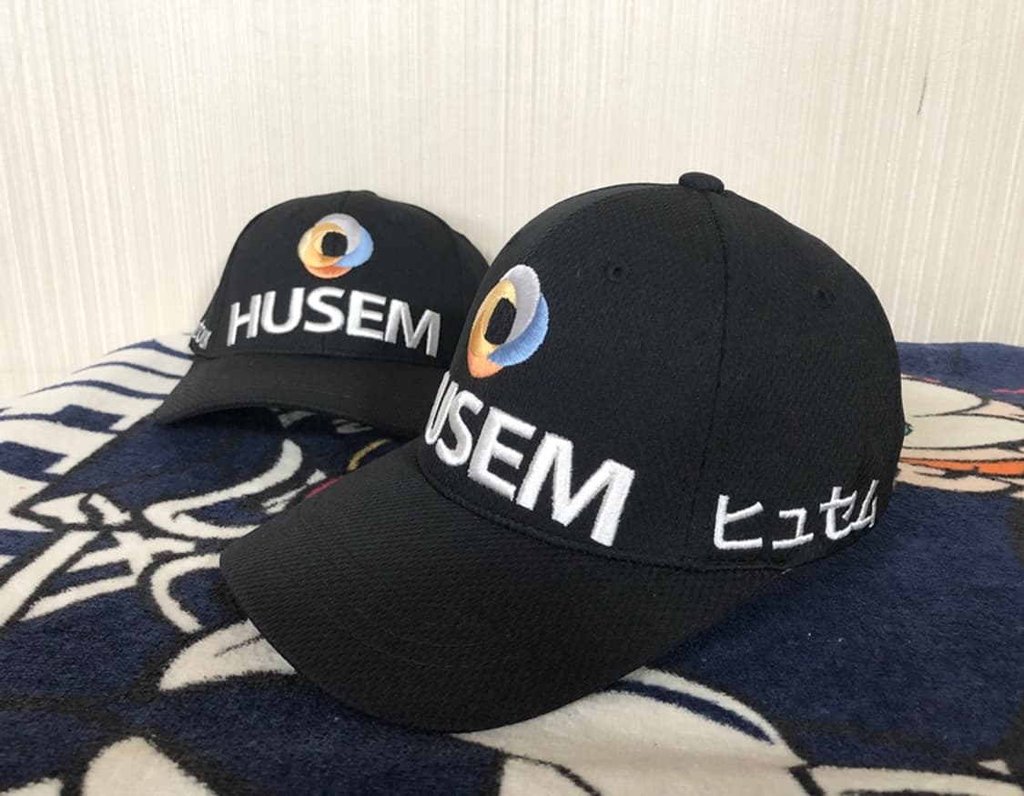팀휴셈(HUSEM)골프단 일본투어 프로골퍼모자/캡(검) S 상품이미지2