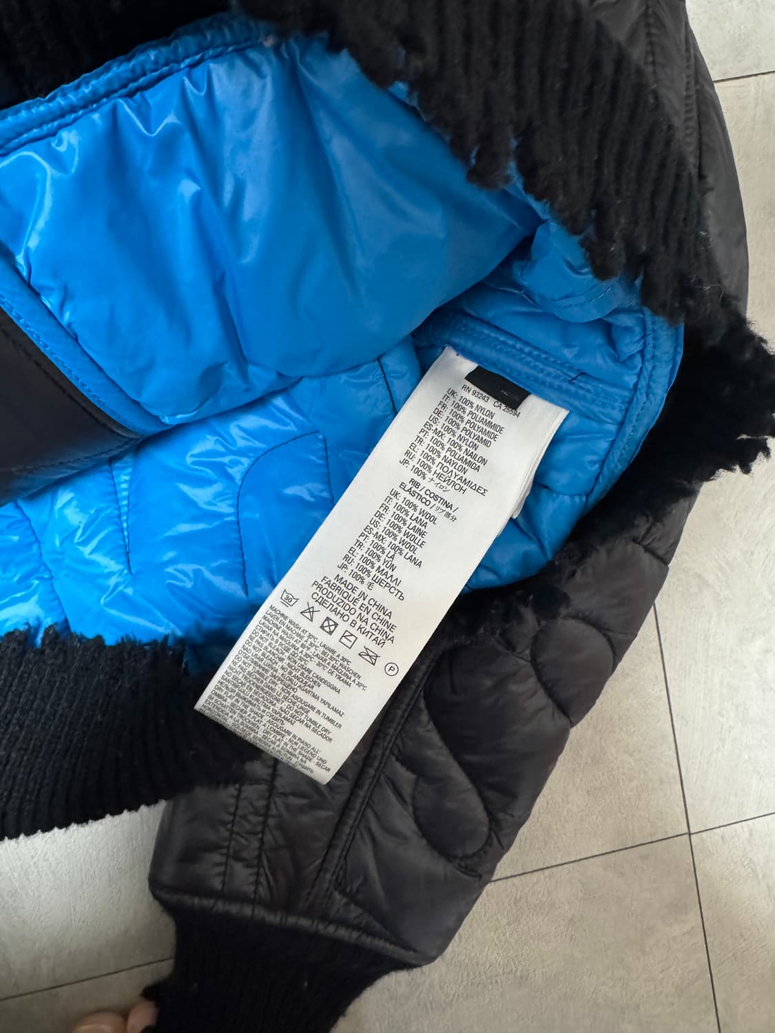 DIESEL Thinsulate Logo Padding MA-1 상품이미지3