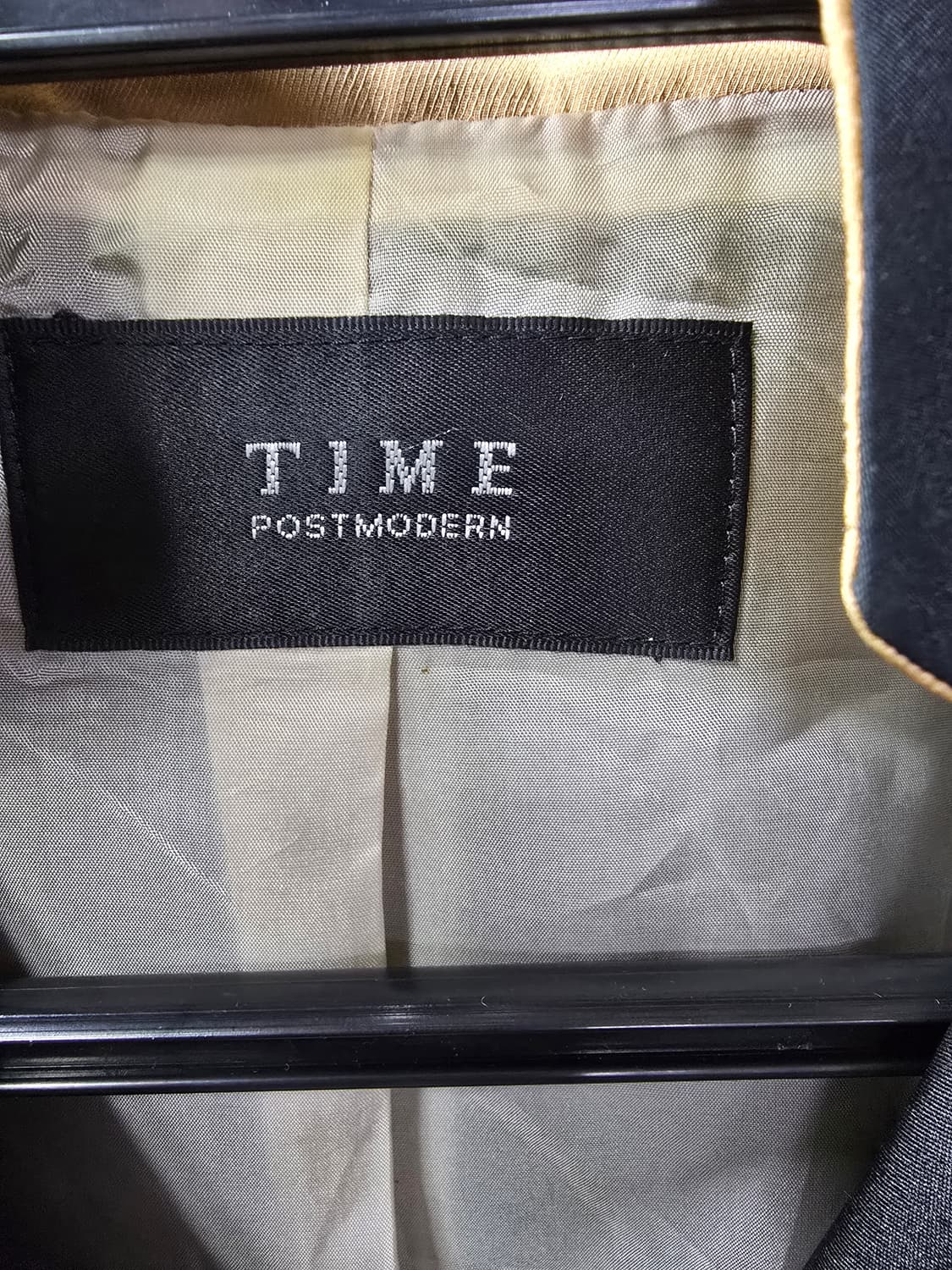 TIME 블랙 트렌치 코트 (1308) 상품이미지3