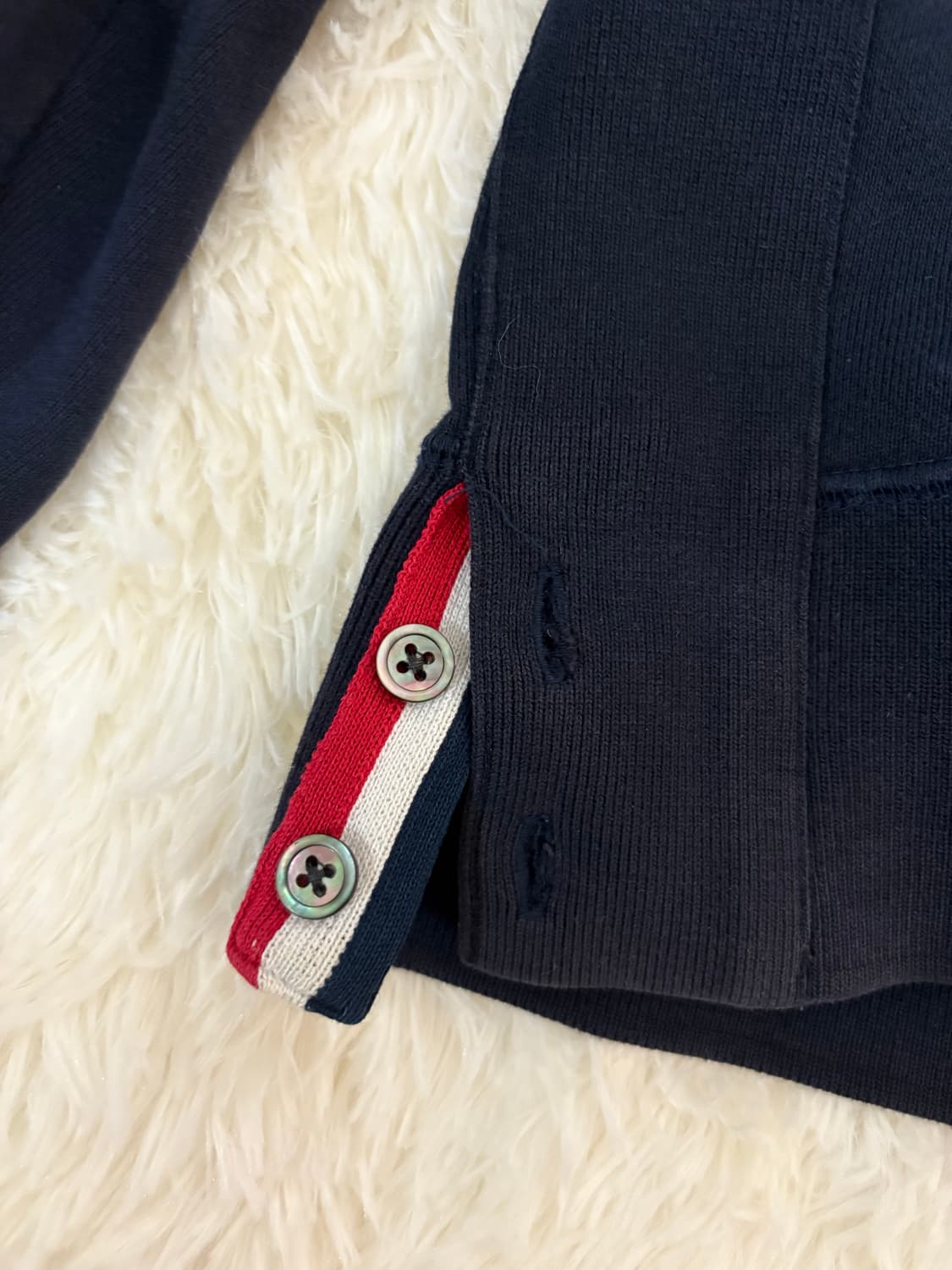 톰브라운 사선 네이비 맨투맨 사이즈2 상품이미지5