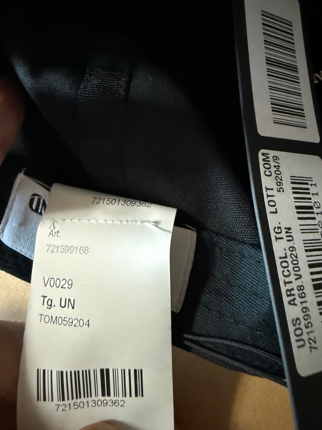 스톤아일랜드 코튼 로고 자수 베이스볼캡 상품이미지6