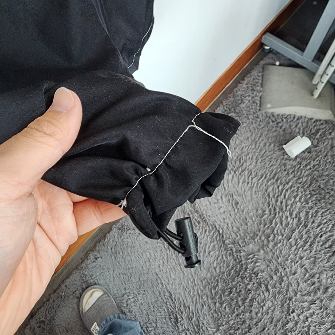 블랙 펑크 카고 조거 팬츠 상품이미지6