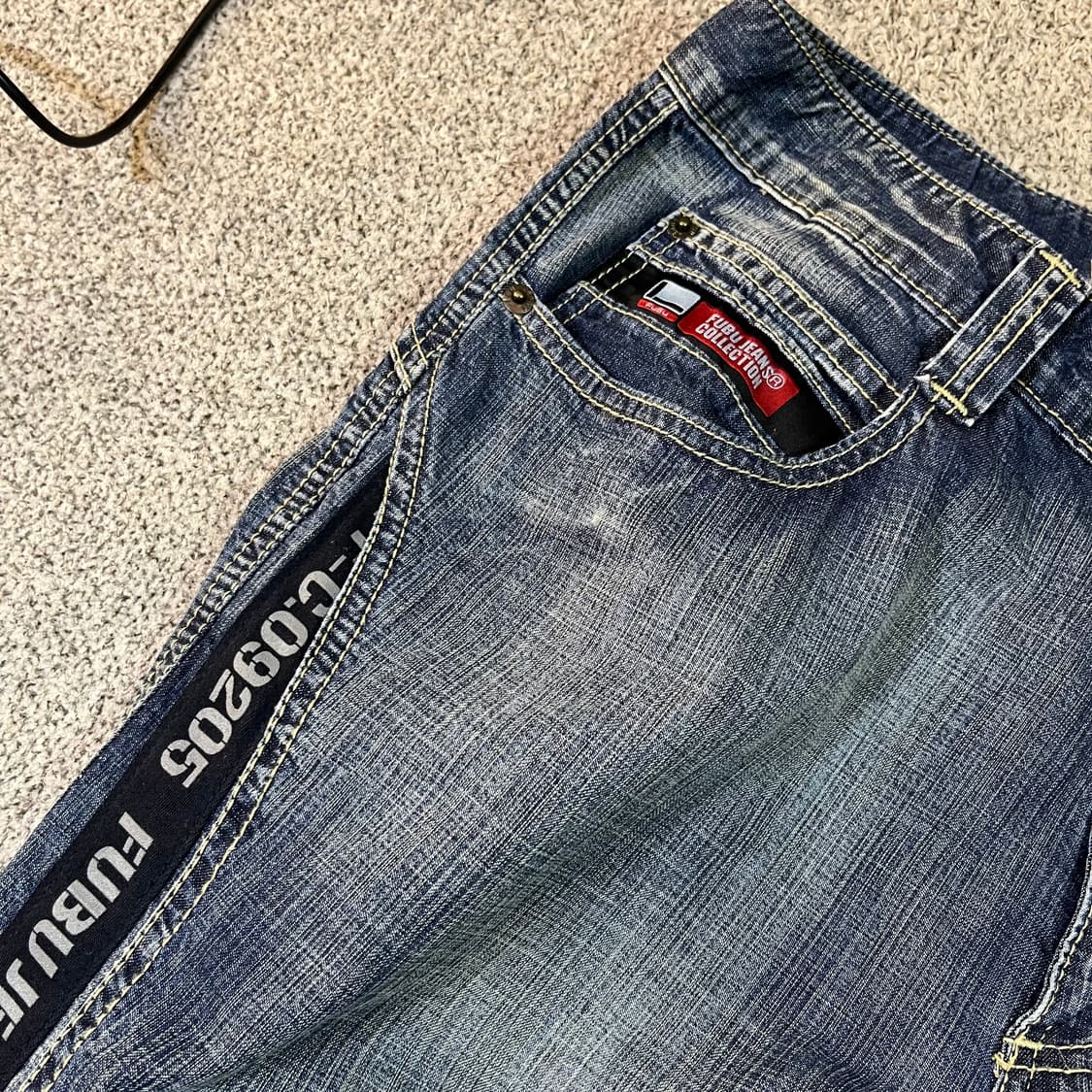 후부 데님 팬츠 상품이미지2