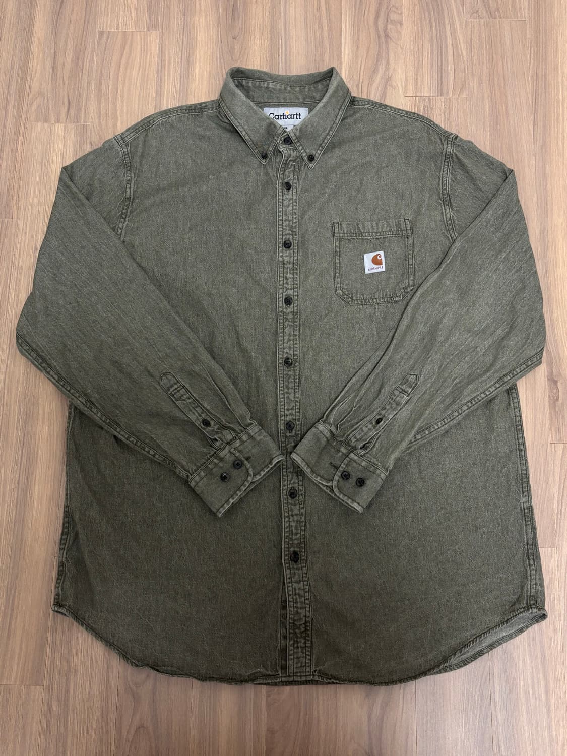 칼하트 셔츠 XL 올리브카키 상품이미지1