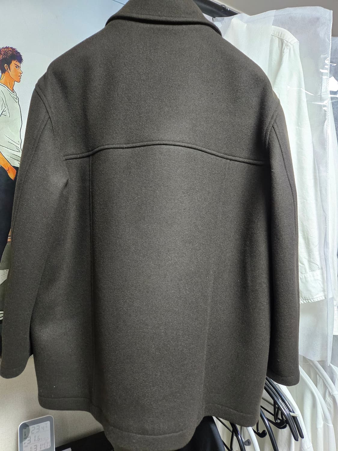 블랭크룸 하프코트 브라운 1사이즈 상품이미지3