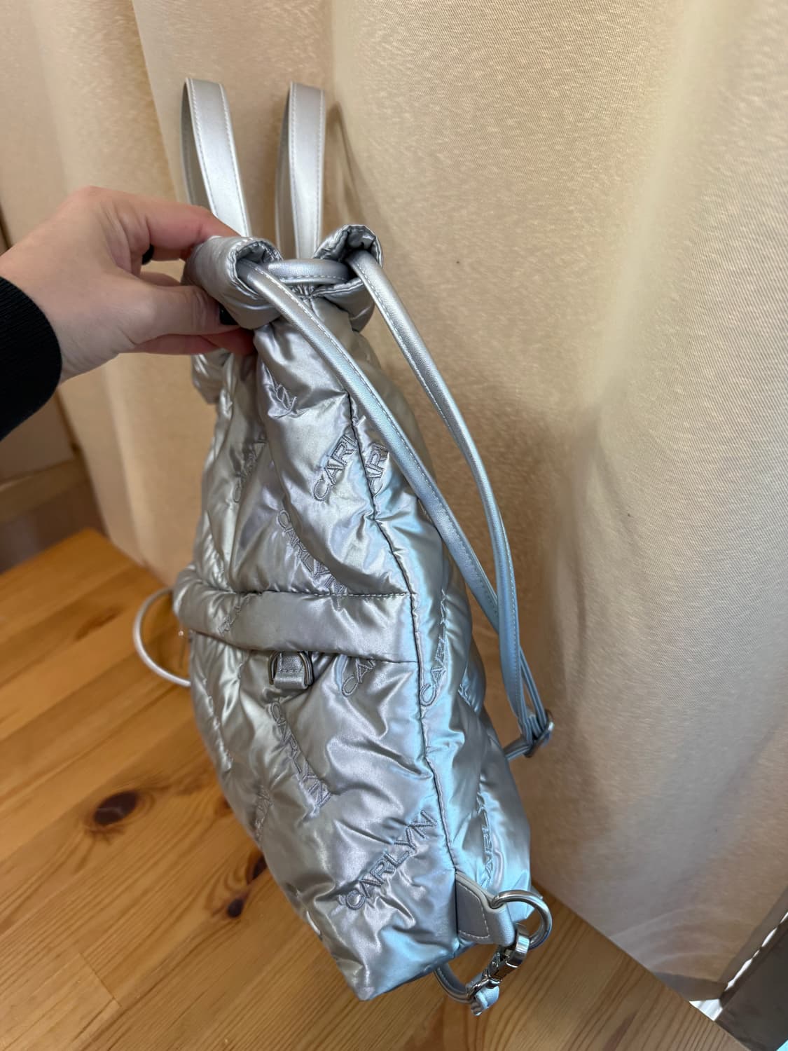 칼린 트위 여성가방 백팩 실버 상품이미지4