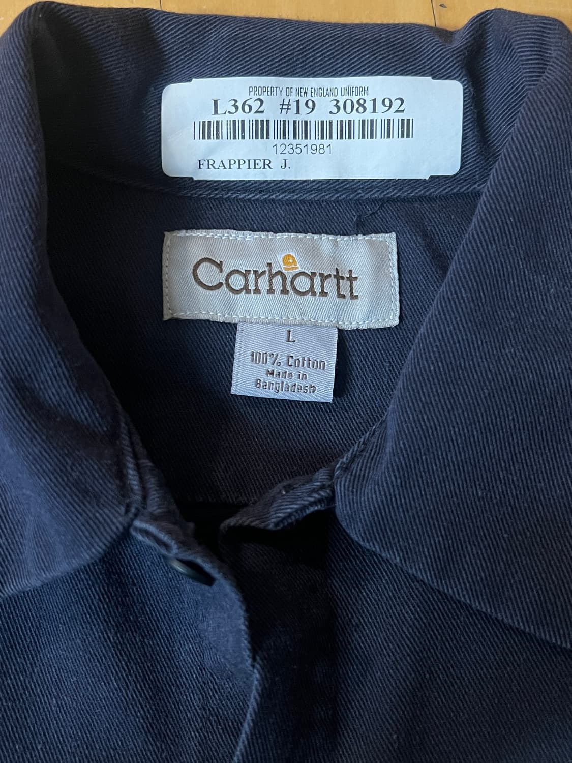 칼하트 워크웨어 셔츠 L 상품이미지2