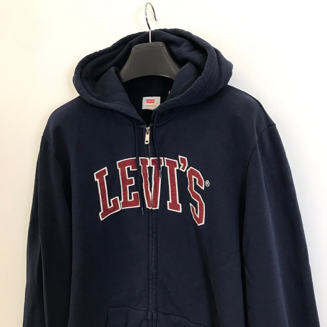 리바이스 자수로고 후드집업 네이비 [L] 상품이미지2