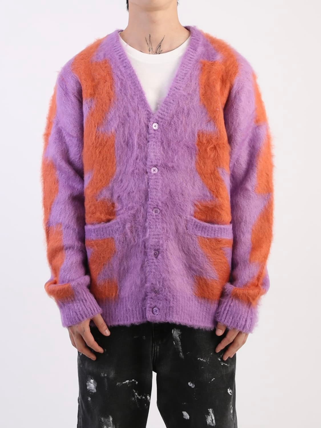 오베이 모헤어 가디건 상품이미지1