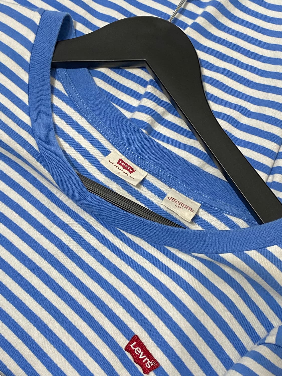 Levi’s 스포티 스카이블루 스트라이프 반팔 티셔츠 상품이미지8