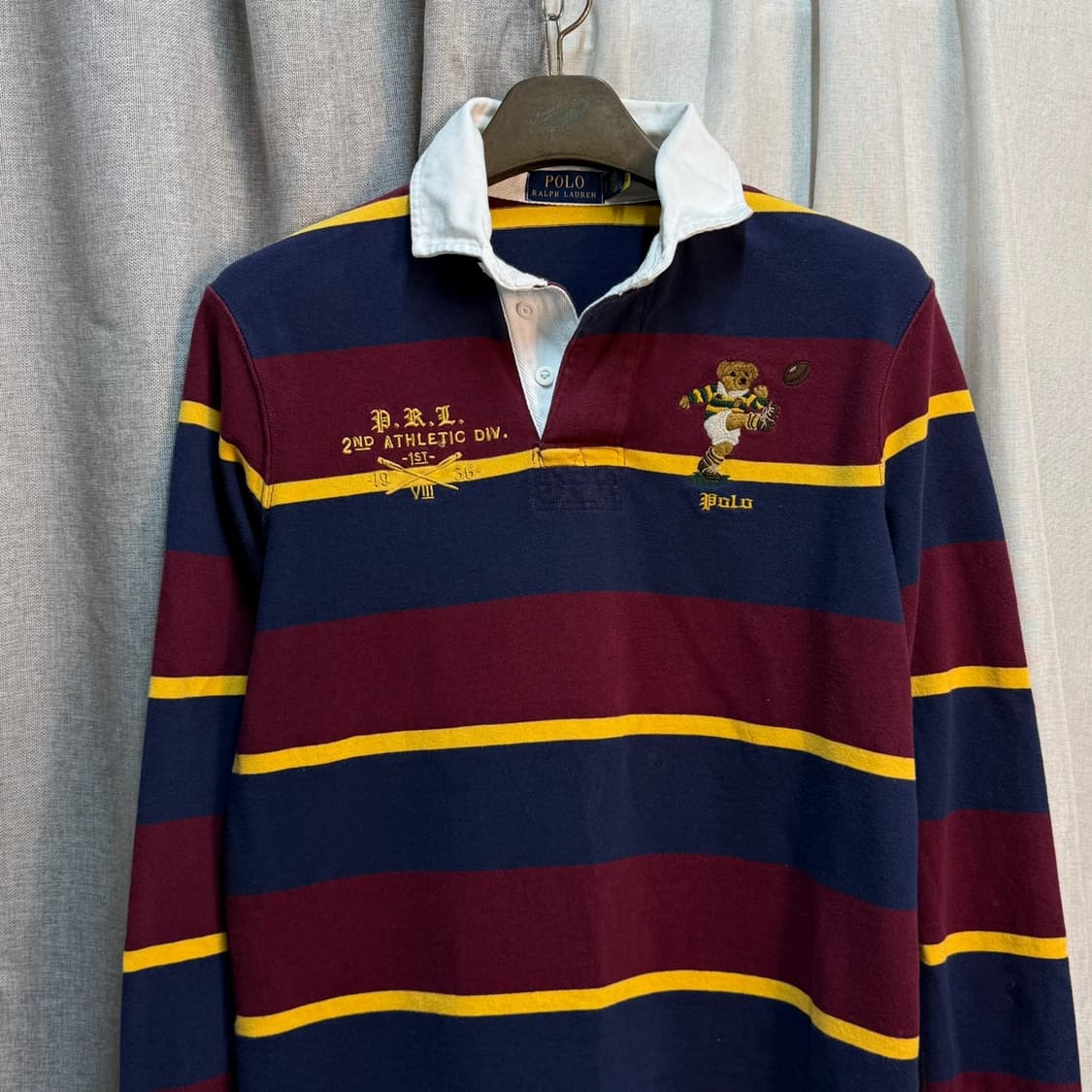 [S/매장판] 폴로 랄프로렌 럭비 셔츠 긴팔 스트라이프 상품이미지3