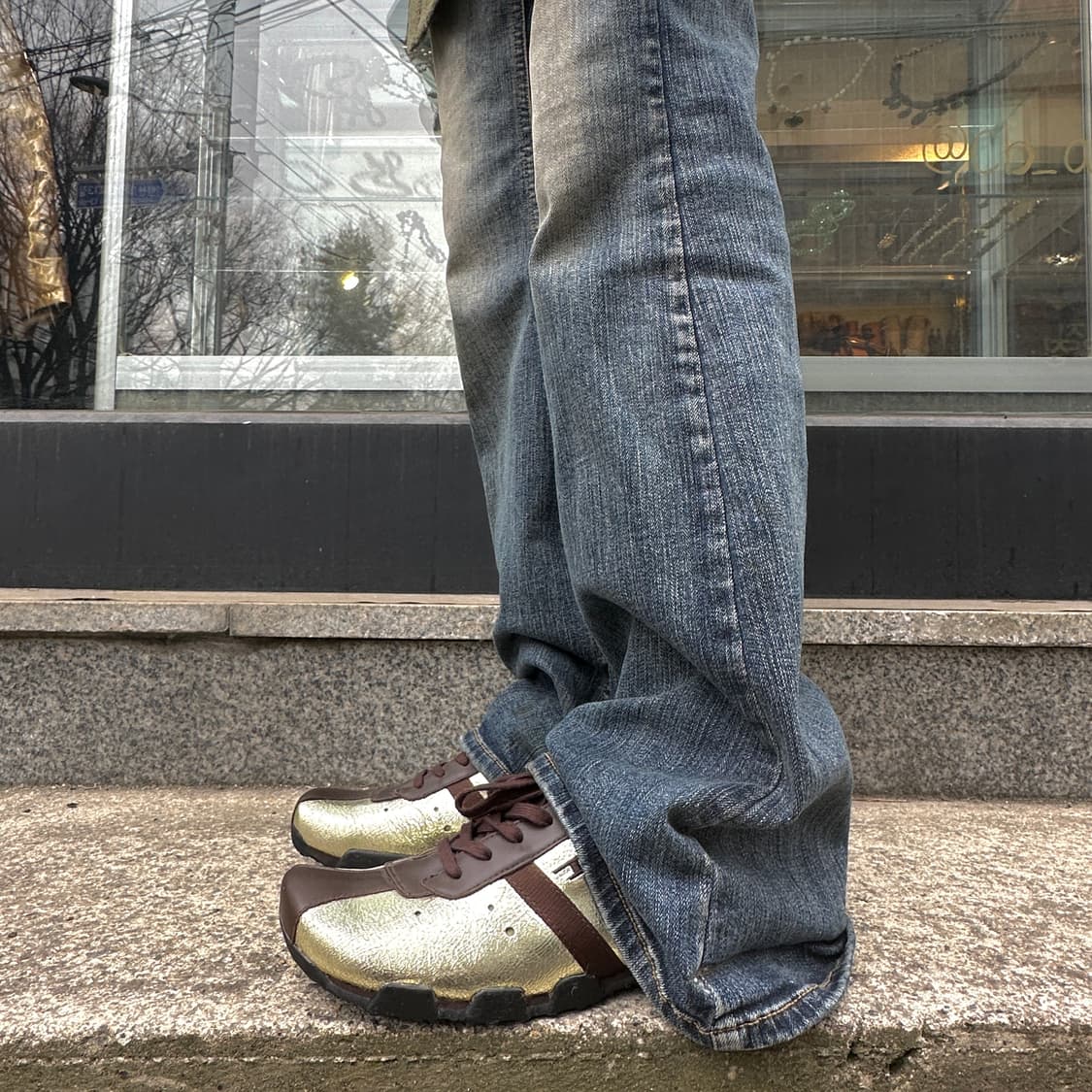 00s 레어 디젤 스퀘어토 스니커즈 풀박스 상품이미지8