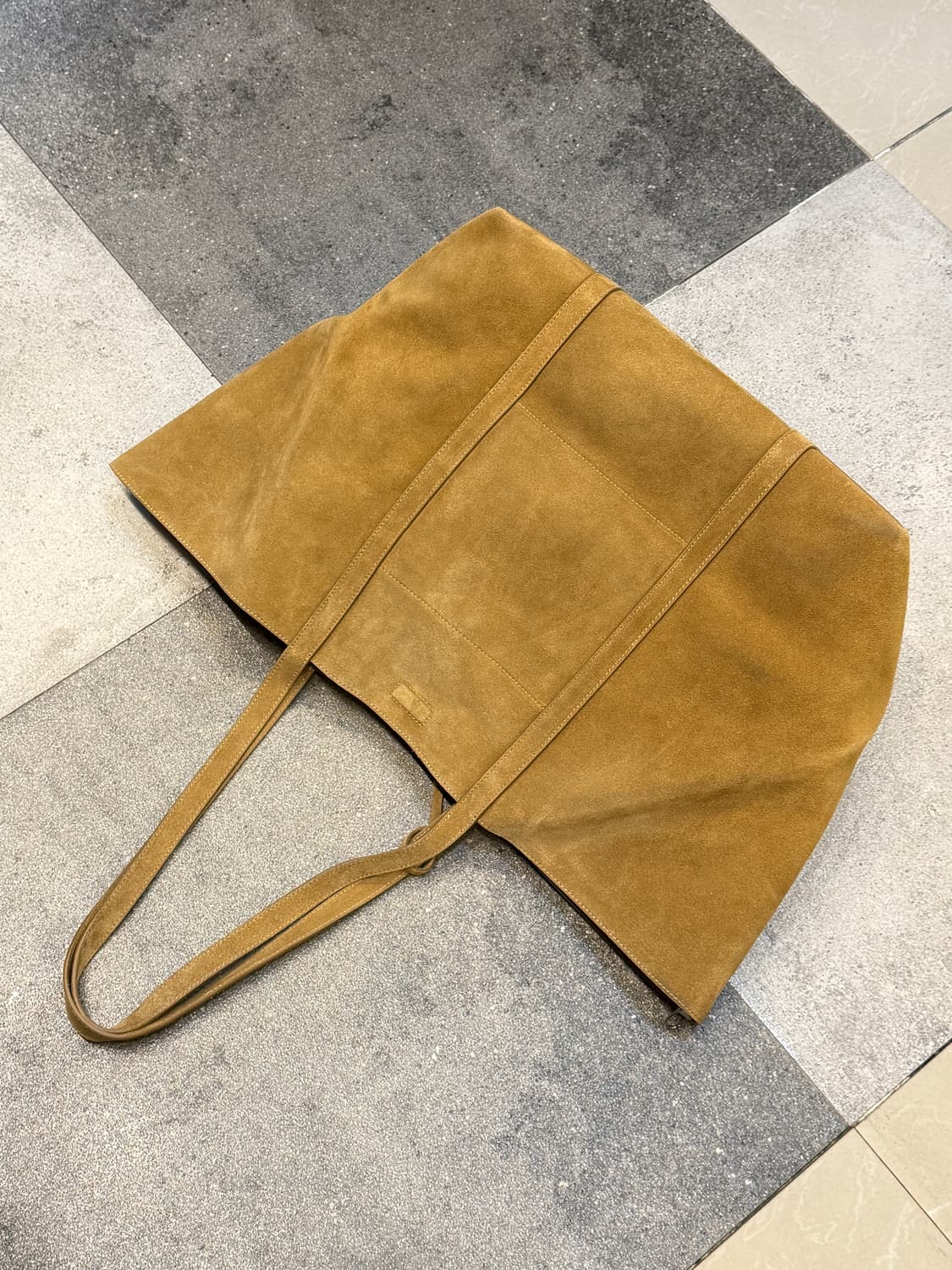 Suede Shopper Bag_Camel 상품이미지6