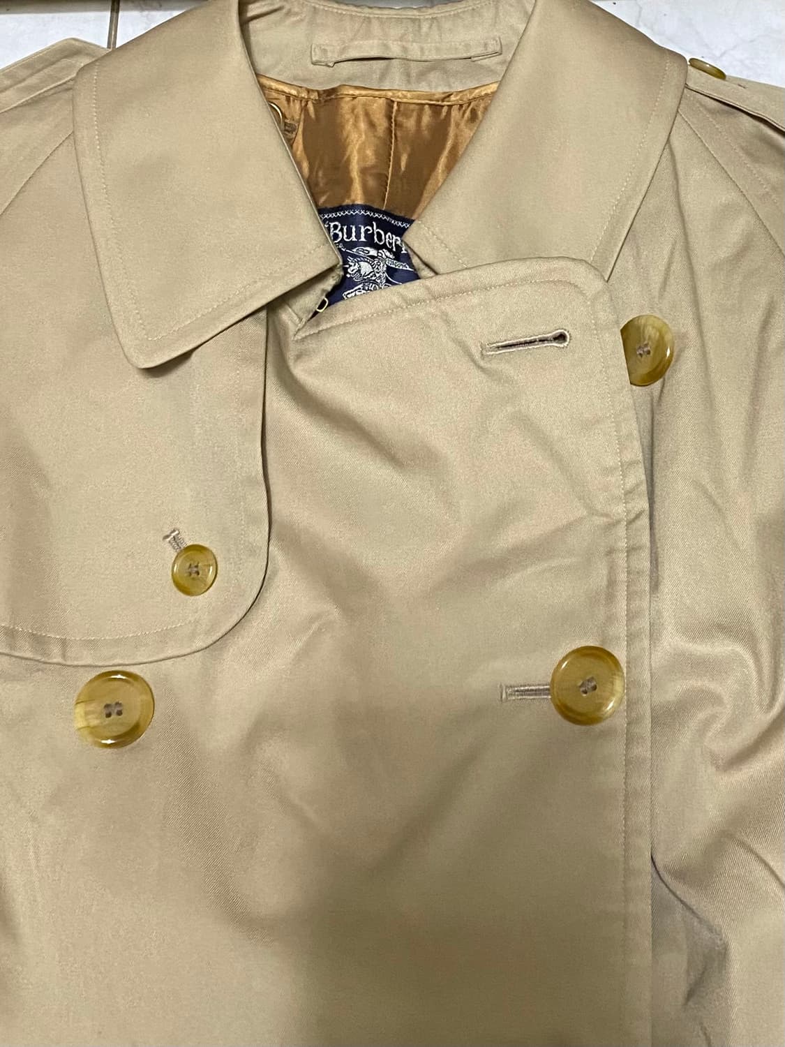 버버리 베이지 롱 코트 내피포함 105 상품이미지2