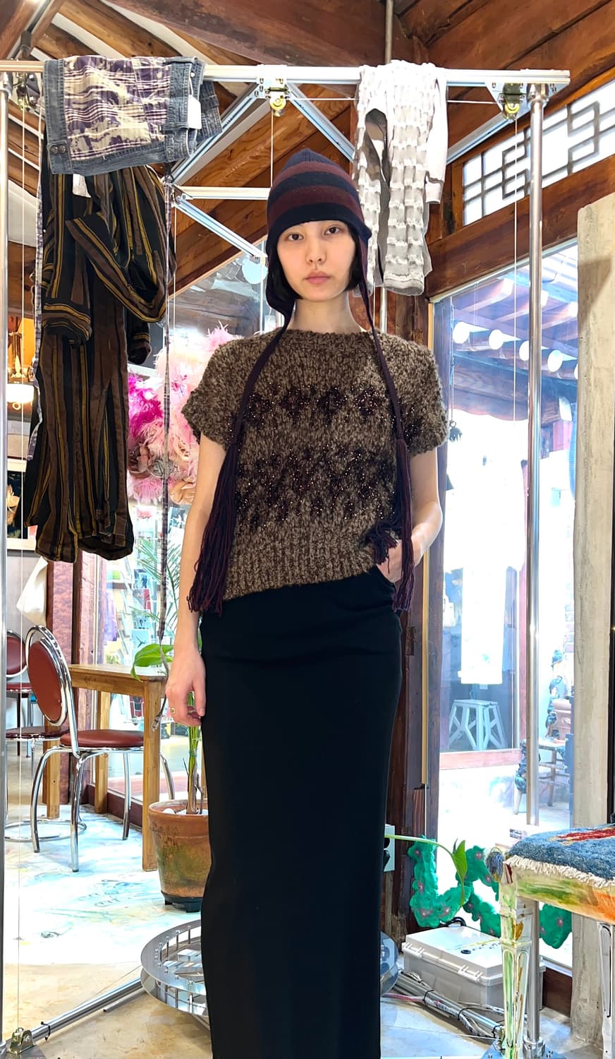 Roberto Collina metallic threading knit 상품이미지1