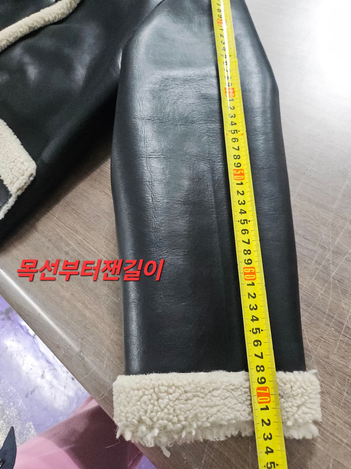 무신사스탠다드 리버시블 무스탕 M  남여가능 상품이미지8