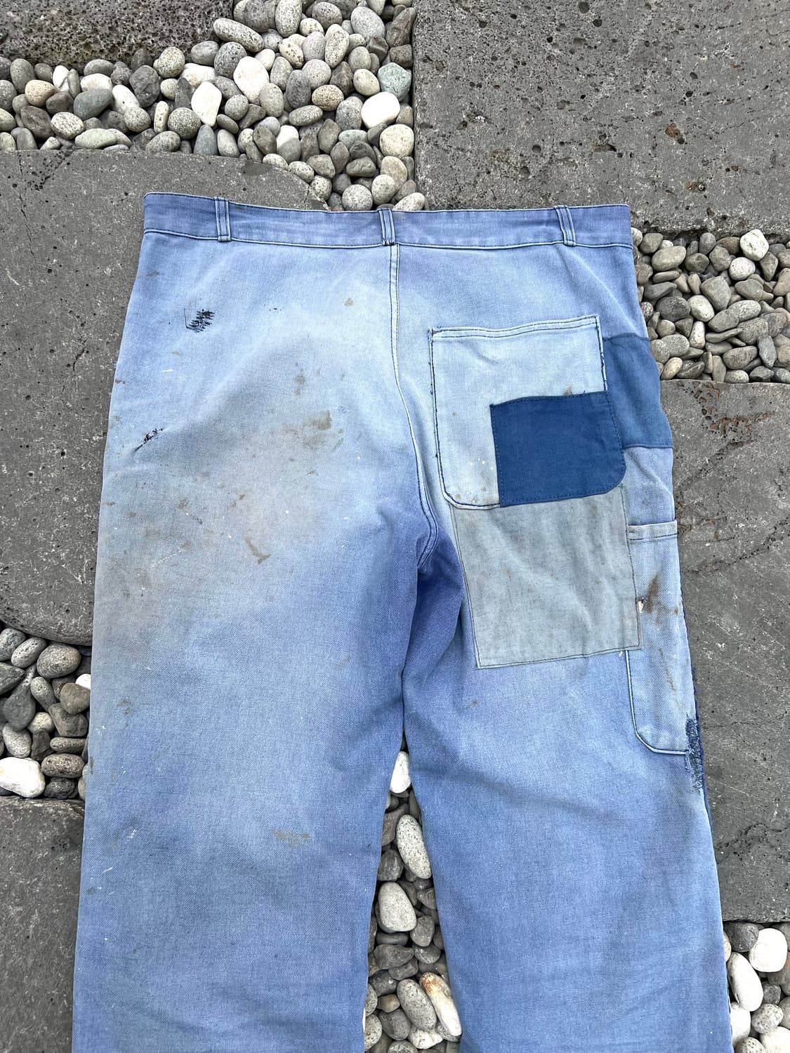 HARD FADED VINTAGE WASHING 패치워크프렌치워크팬츠 상품이미지7