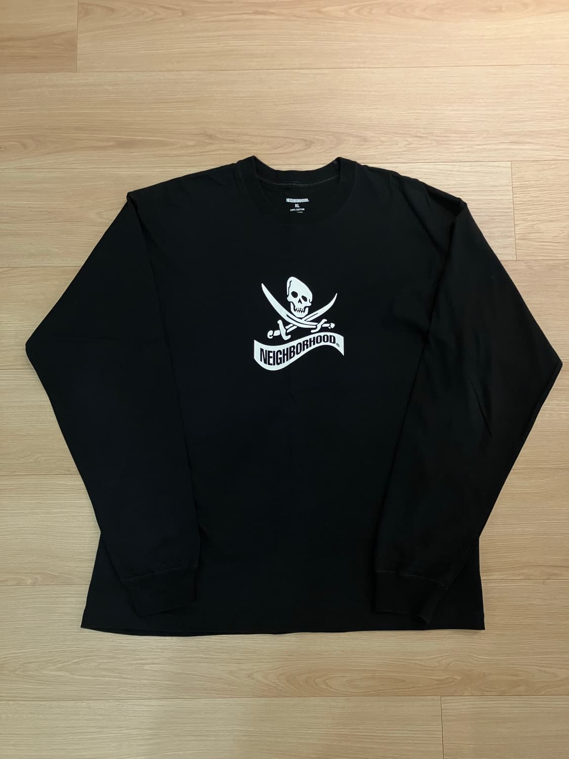 Neighborhood 네이버후드 해골 블랙 긴팔 상품이미지1