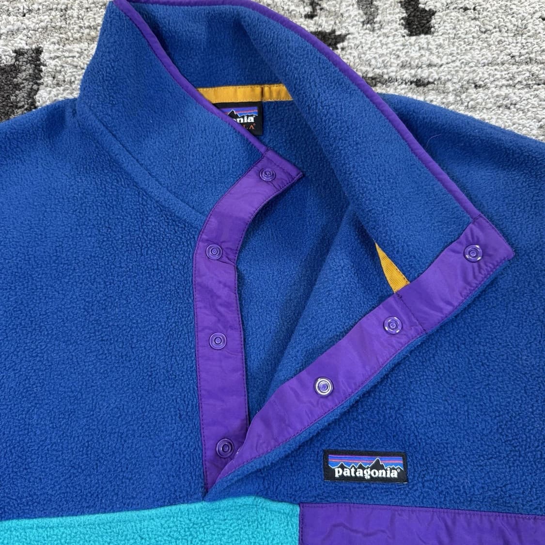 10s 파타고니아 신칠라 스냅-T 블루/민트/퍼플 상품이미지4