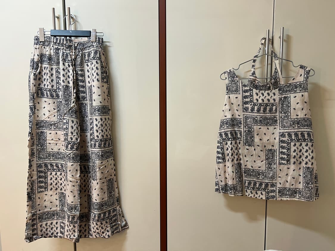 앨런아크 페이즐리 슬리브리스 상하의 세트 상품이미지2